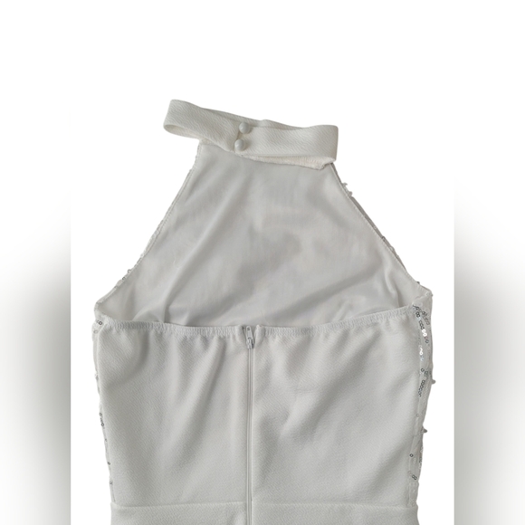 Charlotte Russe White Halter Jumpsuit - Picture 3 of 8